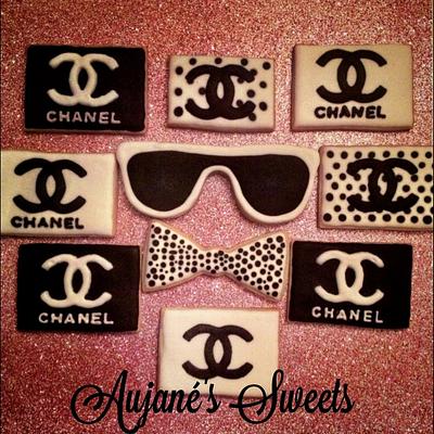 Chanel Sugar Cookies  - Cake by Aujané's Cake Supplies