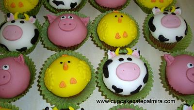 Farm Cupcakes - Cake by Cupcake Cafe Palmira