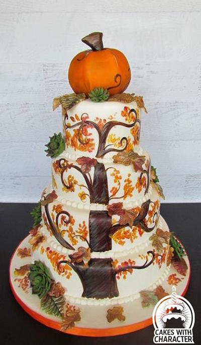Fall themed cake - Cake by Jean A. Schapowal