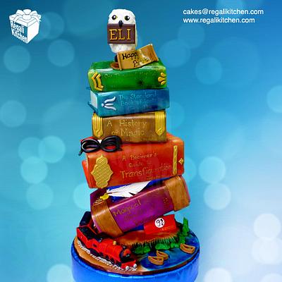 Harry Potter Topsy Turvy Birthday Cake - Cake by Cakes by The Regali Kitchen