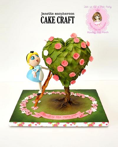 Pretty Pink for Yasmine Collaboration - Alice - Cake by Janette MacPherson Cake Craft