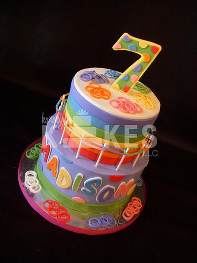 Rainbow Loom - Cake by Karolyn's Kakes, LLC