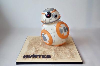 BB8! - Cake by Dream Cakes by Robyn