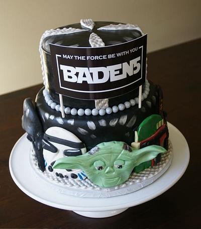 Star Wars for Icing Smiles  - Cake by milissweets