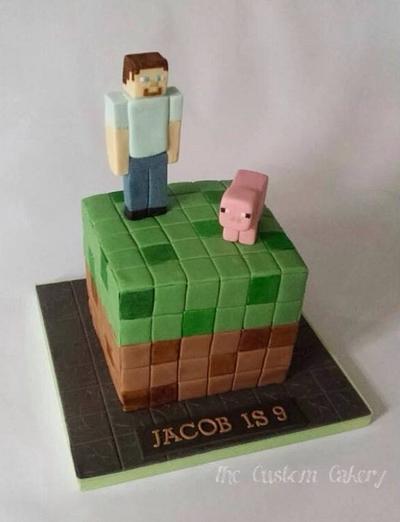 More Minecraft!...Arghhhhh! - Cake by The Custom Cakery