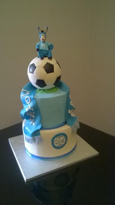 Napoli football cake - Cake by Gabriella Luongo
