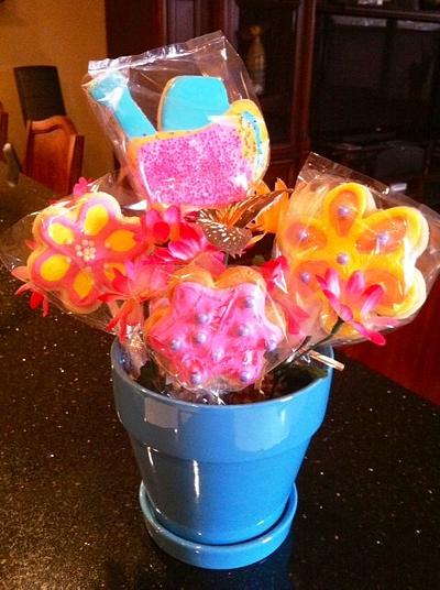 Cookies Bouquet - Cake by Fun Fiesta Cakes  