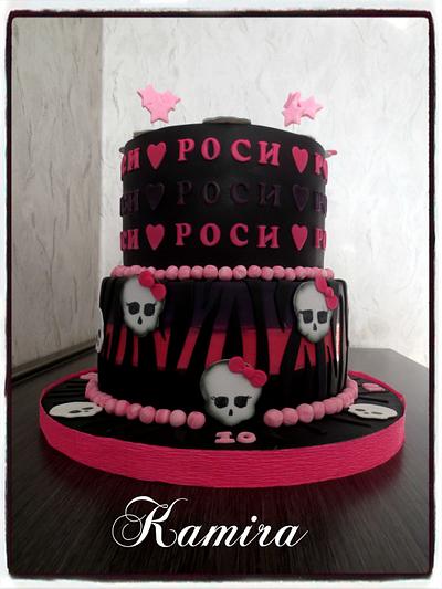 Monster high cake - Cake by Kamira