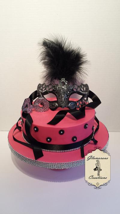 40th birthday Glamour - Cake by Lyndsey 