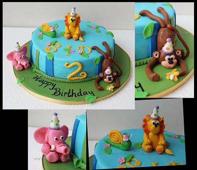 Animals theme cake - Cake by Ashwini Sarabhai