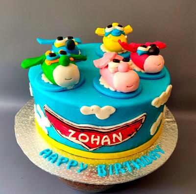 Aeroplane theme - Cake by babita agarwal