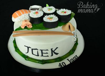 Sushi cake - Cake by Clarita_bakingmama