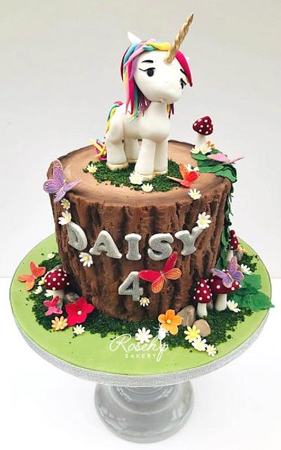 Woodlands Unicorn Birthday Cake  - Cake by The Rosehip Bakery