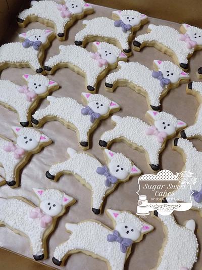Little Lamb Cookies - Cake by Sugar Sweet Cakes