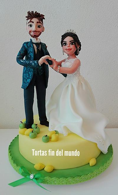 topper matrimonio - Cake by Tortasfindelmundo