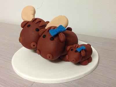 Moose cake topper - Cake by Simply Sweet Shop