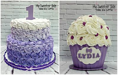 Purple Ombre - Cake by Pam from My Sweeter Side