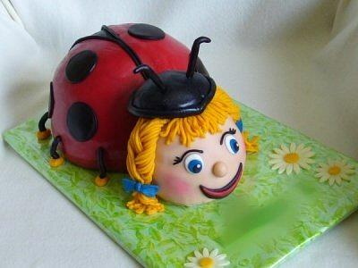 ladybug cake - Cake by mivi