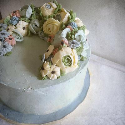 Buttercream flower cake - Cake by Nina Lang