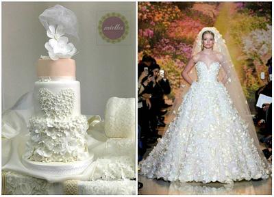 Zuhair Murad inspired - A Fairytale Wedding Cake - Cake by miettes