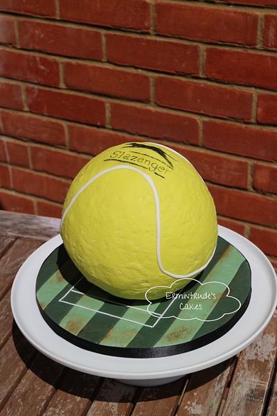 Tennis ball  - Cake by Ermintrude's cakes
