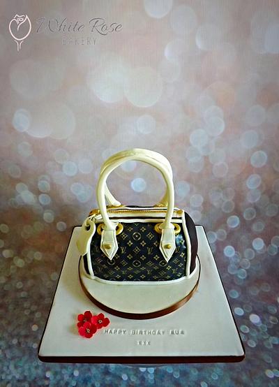 Louis Vuitton Handbag Cake - Cake by White Rose Bakery