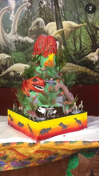Dinosaur cake - Cake by Wendy