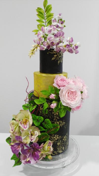 The World of Sugar Flowers Tribute  - Cake by Catalina Anghel azúcar'arte