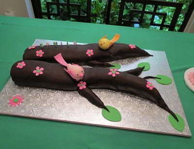 Bird Cake - Cake by Maty Sweet's Designs