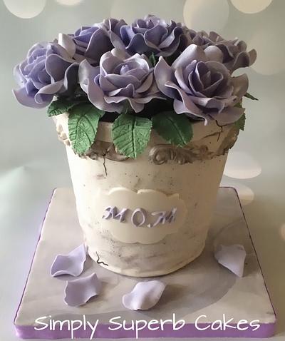 Flower Pot Cake - Cake by Simply Superb Cakes