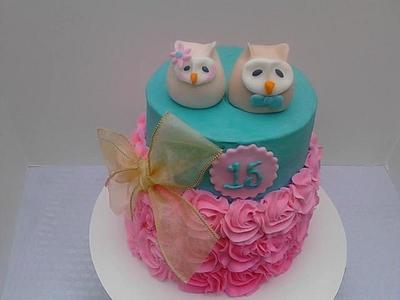 Owl Anniversary - Cake by K Blake Jordan