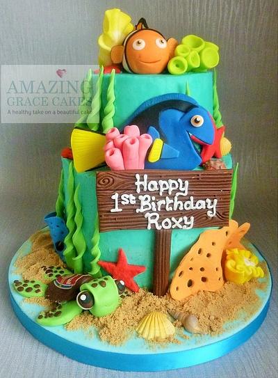 Buttercream Under the Sea  - Cake by Amazing Grace Cakes