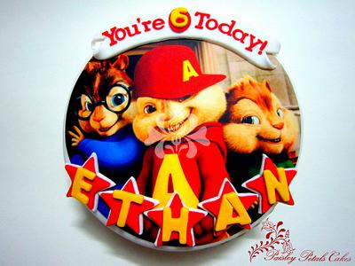 Alvin & The Chipmunks Cake - Cake by Paisley Petals Cakes