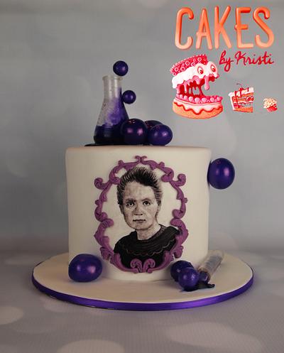 Marie Curie Cake (CPC Collab Purple) - Cake by Cakes By Kristi