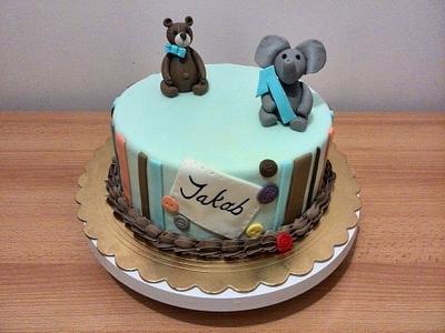 1st birthday cake - Cake by KatyaT