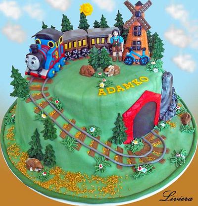 Thomas  Train - Cake by L