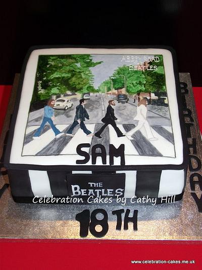 Beatles Abbey Road - Cake by Celebration Cakes by Cathy Hill
