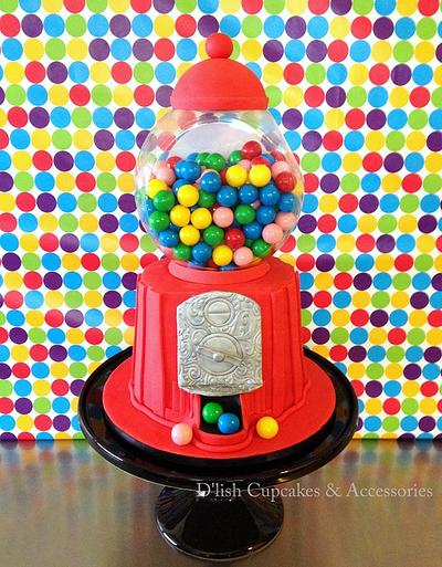 Gumball Machine cake - Cake by D'lish Cupcakes -Natalie McGrane