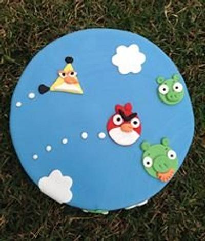 Angry Birds  - Cake by Kathy Cope