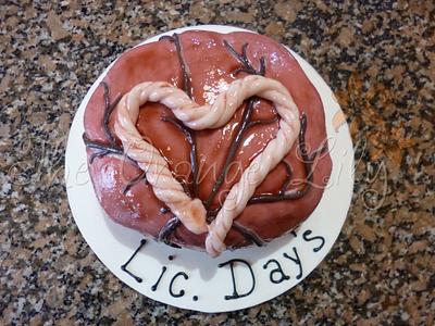 Placenta cake - Cake by TheOrangeLily