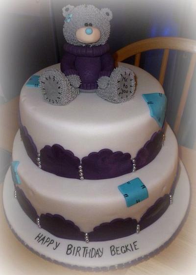 Tatty Teddy cake - Cake by Deb-beesdelights
