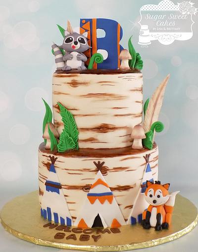 Tribal Baby Shower - Cake by Sugar Sweet Cakes