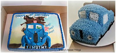 Little blue truck ''beep'' ''beep' - Cake by Shelly's Sweet Things