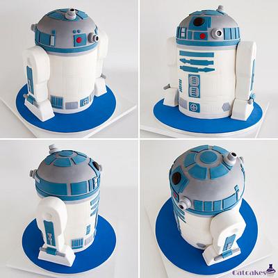 R2D2 cake - Cake by Catcakes