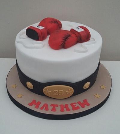 Fight Night - Cake by The Buttercream Pantry
