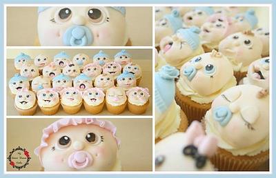Baby Face Cupcakes - Cake by My Sweet Dream Cakes