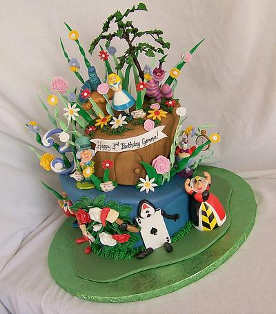 Alice in Wonderland - Cake by TrulyCustom