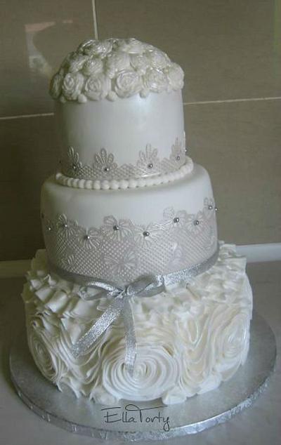 wedding cake - Cake by elamaslakova