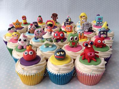 Moshi Monster Cupcakes - Cake by Cupcakes by Amanda