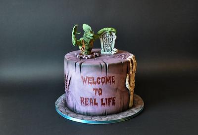 Welcome to real life - Cake by ArchiCAKEture